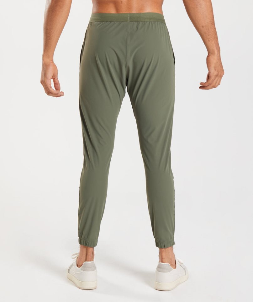 Men's Gymshark Studio Jogger Olive | CA 0ND635